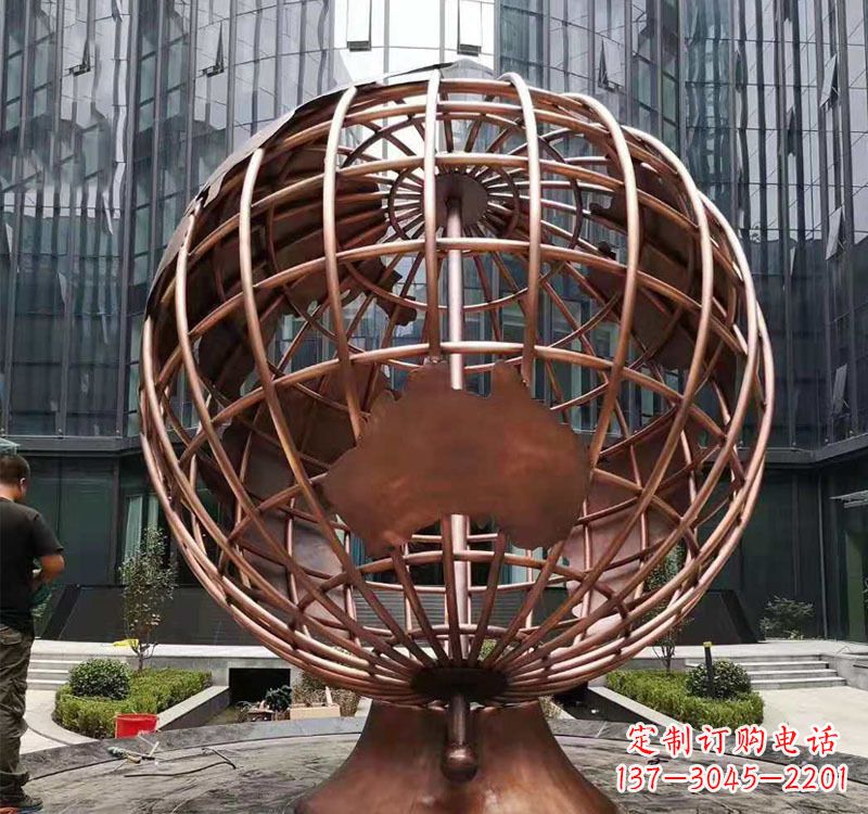 重庆铜雕企业地球仪
