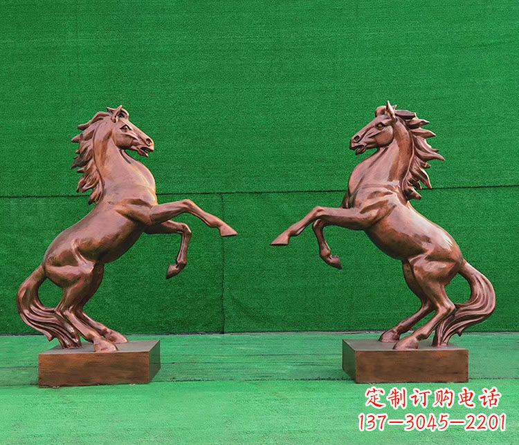 重庆铜雕企业马到成功立马