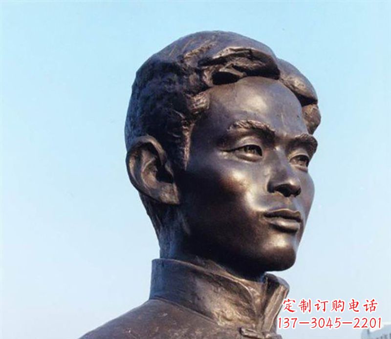 重庆铜雕人物头像