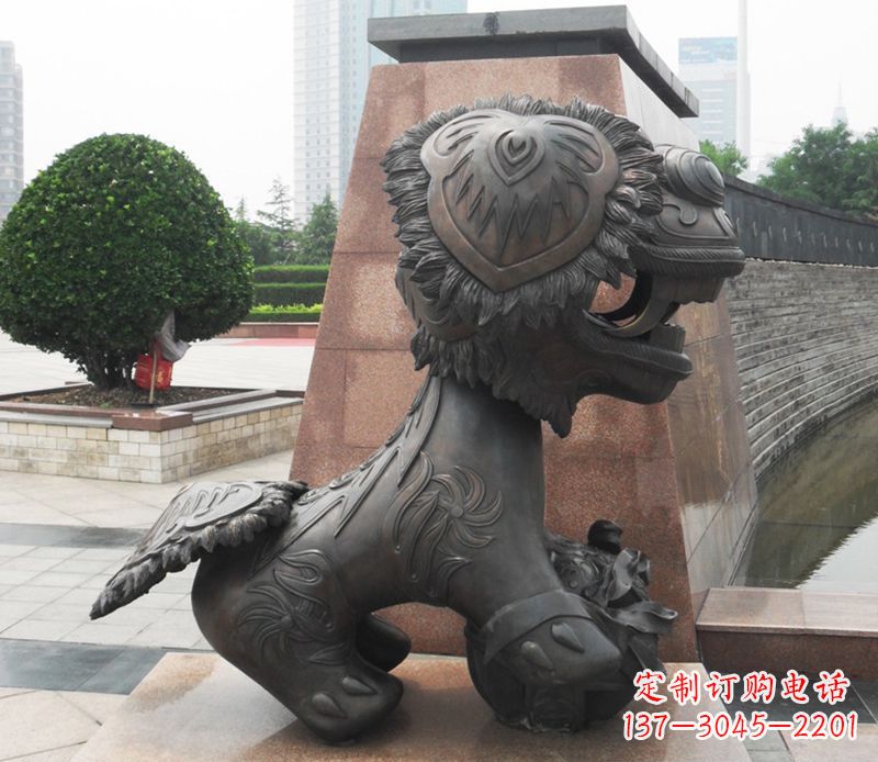 重庆铜雕狮子