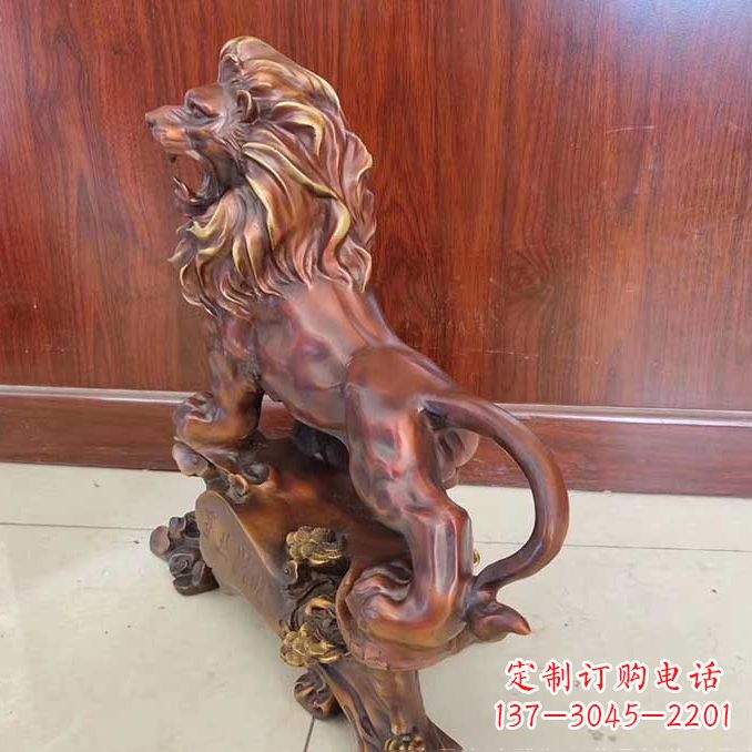 重庆铜雕狮子动物雕塑摆件
