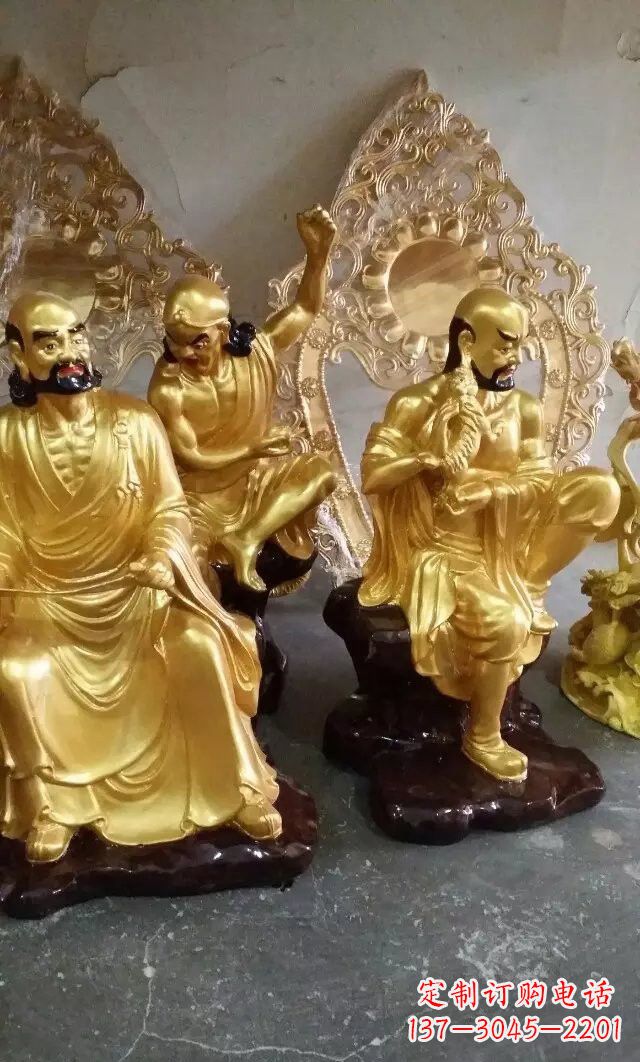 重庆铜雕十八罗汉