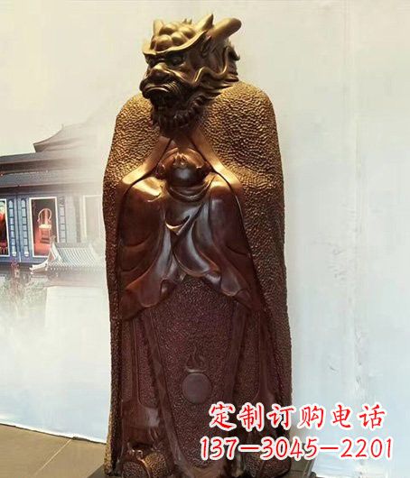 重庆铜雕兽首人身十二生肖