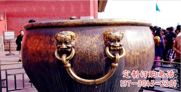 重庆铜雕水缸寺庙景观雕塑