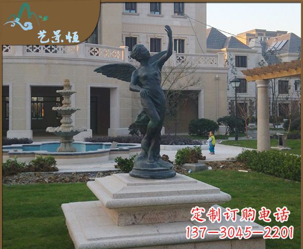 重庆铜雕西方天使人物雕塑1