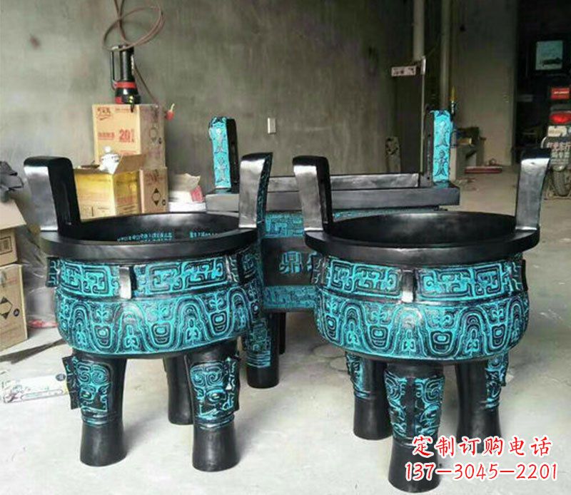 重庆铜雕香炉寺庙香炉雕塑