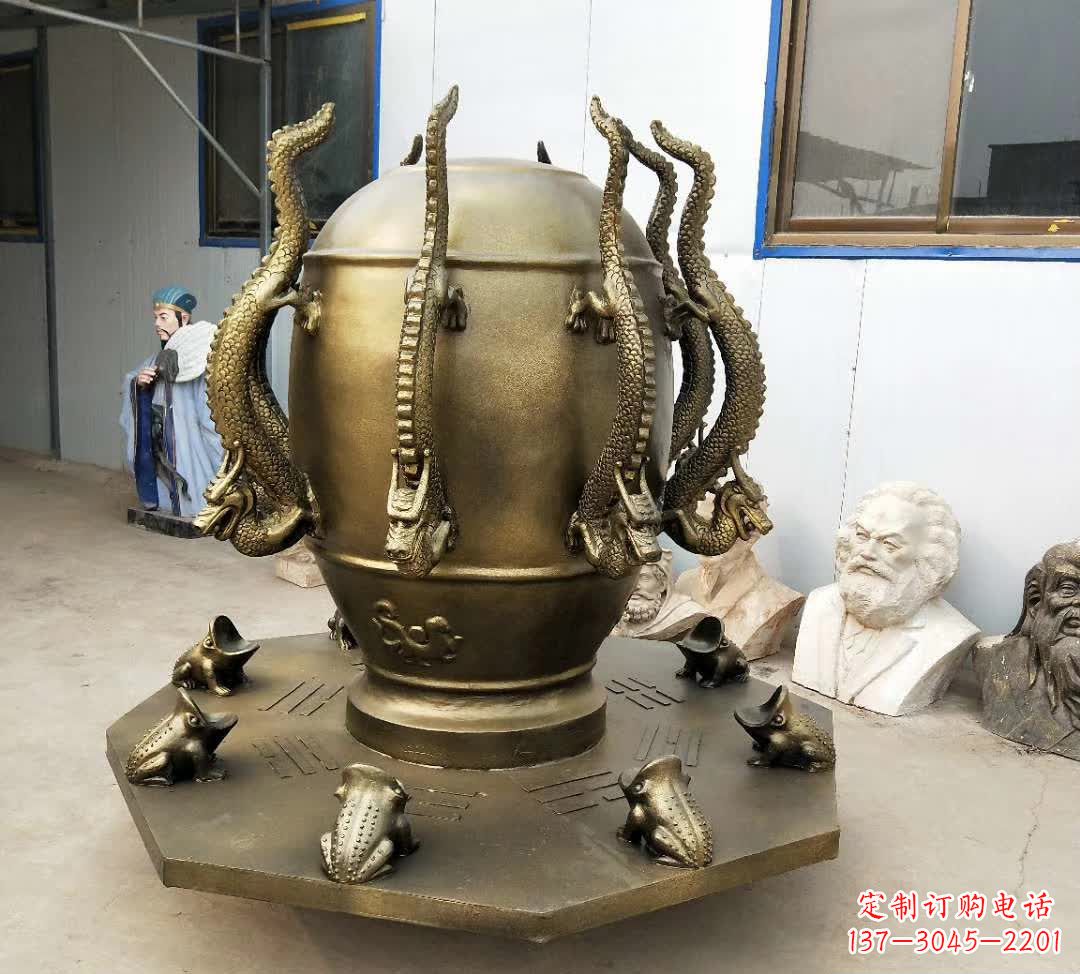 重庆铜雕校园景观地动仪