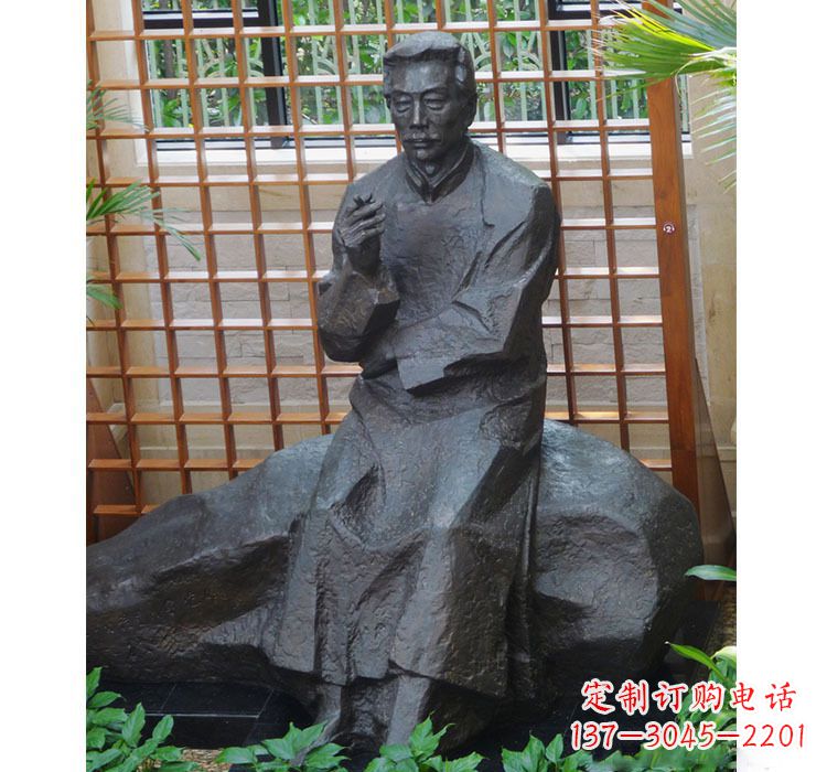 重庆铜雕校园名人鲁迅