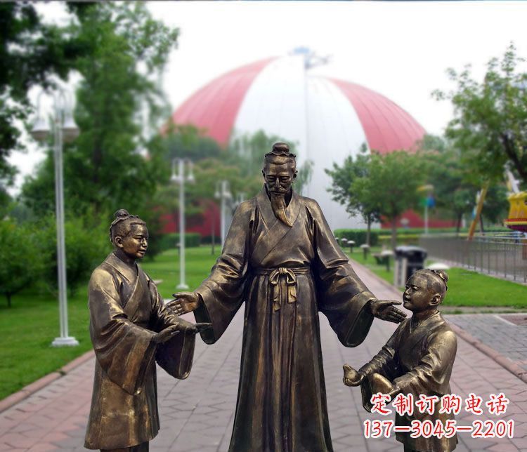 重庆铜雕园林孔融让梨