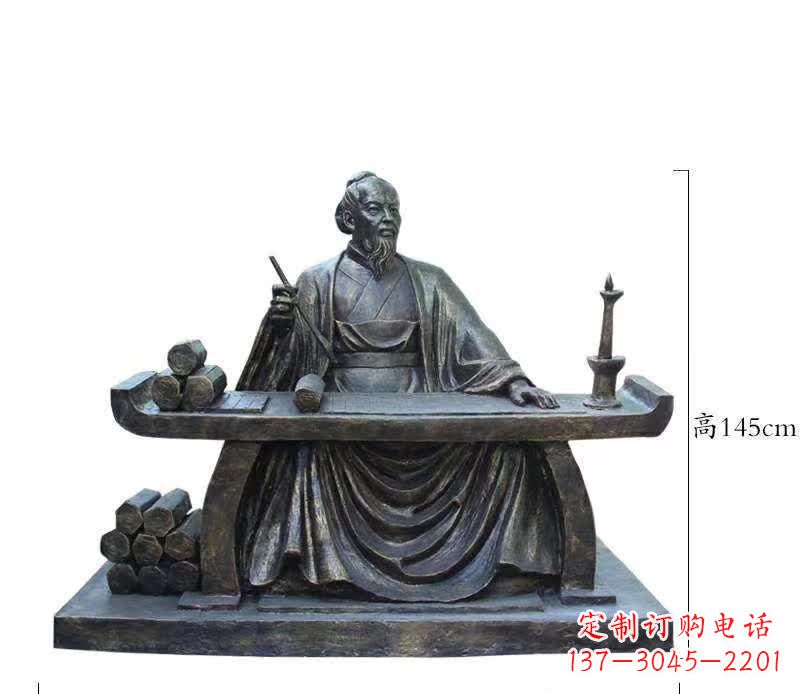 重庆铜雕张仲景人物