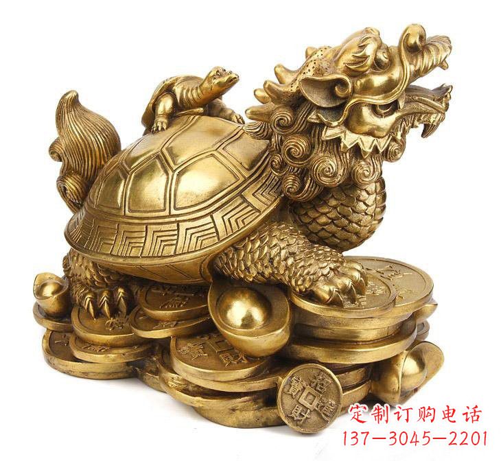 重庆铜雕招财龙龟