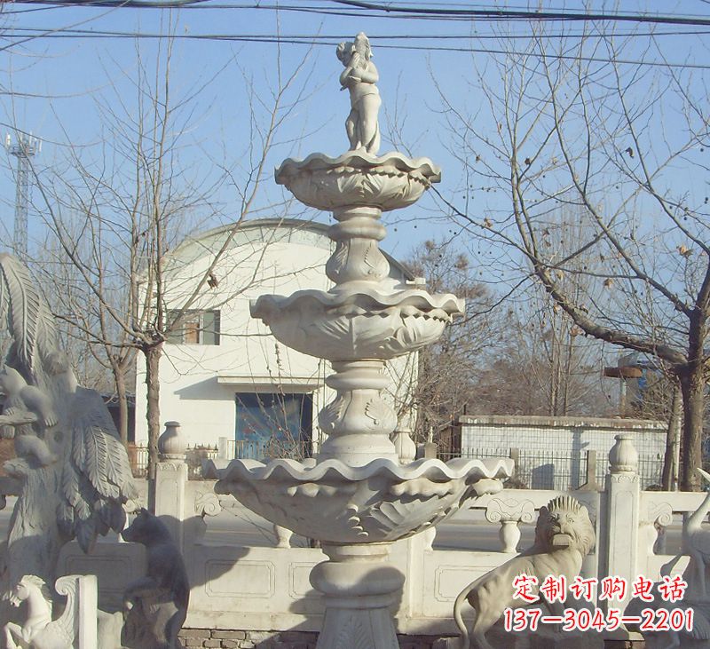 重庆晚霞红石雕风水球图片