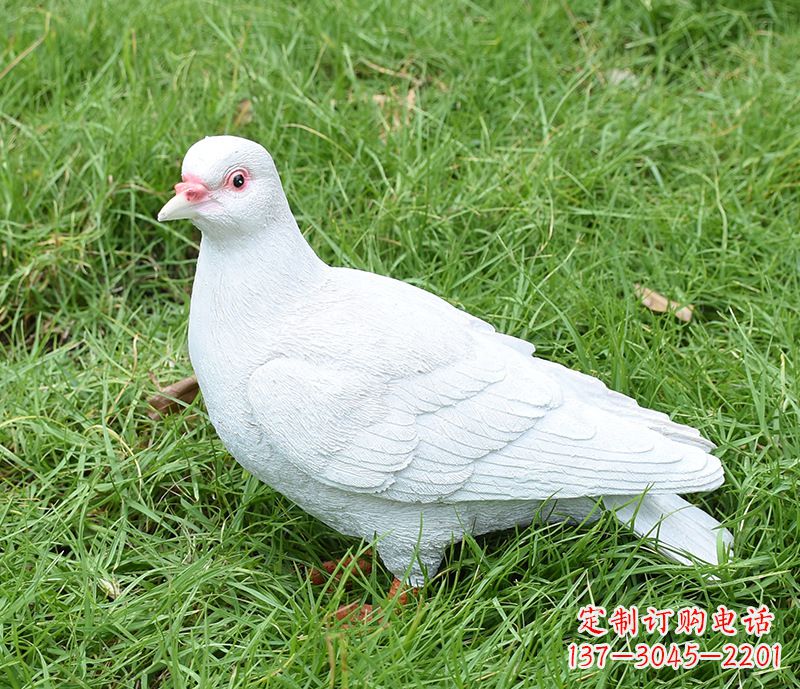 重庆潍坊和平鸽雕塑女孩