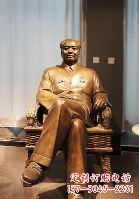 重庆伟大的主席铜雕像