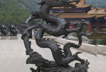 重庆超群绝伦的盘龙铜雕