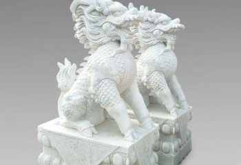 重庆释迦牟尼麒麟石雕，吸煞驱邪