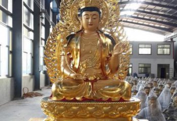 重庆手工精雕如来佛塑像