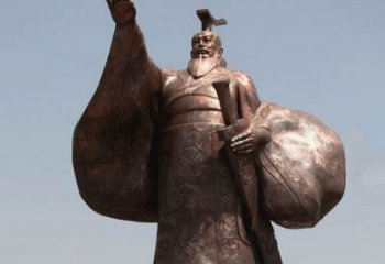 重庆秦始皇铜雕精美塑像，让历史回溯至您身边