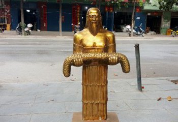 重庆昆仑山神农雕塑像，传承古老艺术