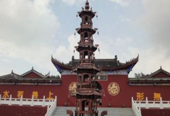 重庆三足铜香炉雕塑，精美绝伦