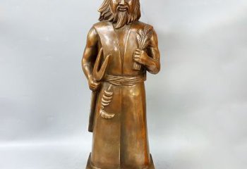 重庆尊贵的神农大帝铜雕塑