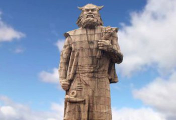 重庆精美神农大型石雕像，由中领雕塑定制