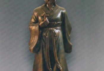 重庆扁鹊仿铜人物雕塑-独特的玻璃钢雕刻