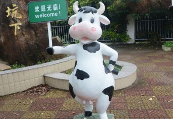 重庆中领雕塑：生肖牛卡通雕塑