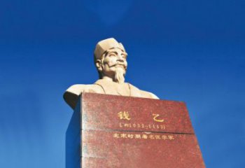 重庆中领雕塑荣耀出品：十大名医之儿科之圣头像雕塑