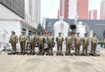 重庆英勇战士铜雕，荣耀永载史册