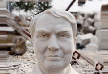 重庆石雕爱迪生胸像雕塑