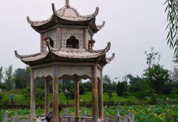 重庆装点你的空间，让石雕凉亭景观雕塑点缀你的美