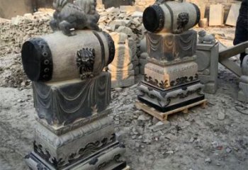 重庆定制大象雕塑石雕门墩，传承中国古典文化