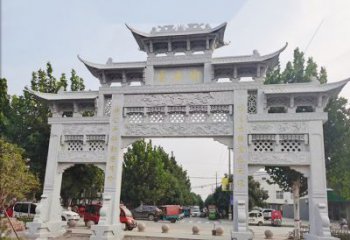 重庆石雕牌坊-人物雕塑定制