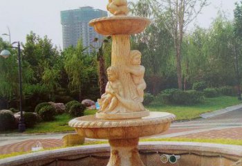 重庆石雕喷泉龙头——美观优雅的水景定制