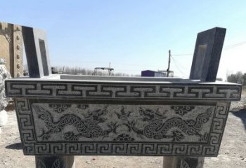 重庆寺庙墓地祭祀四足方鼎，青石仿古石雕香炉