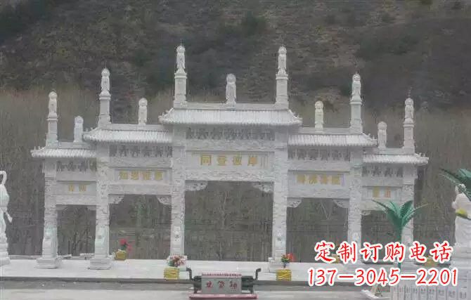 重庆五门牌坊石雕 (2)