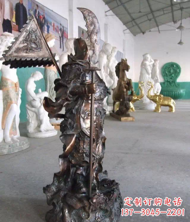 重庆武财神关公人物铜雕
