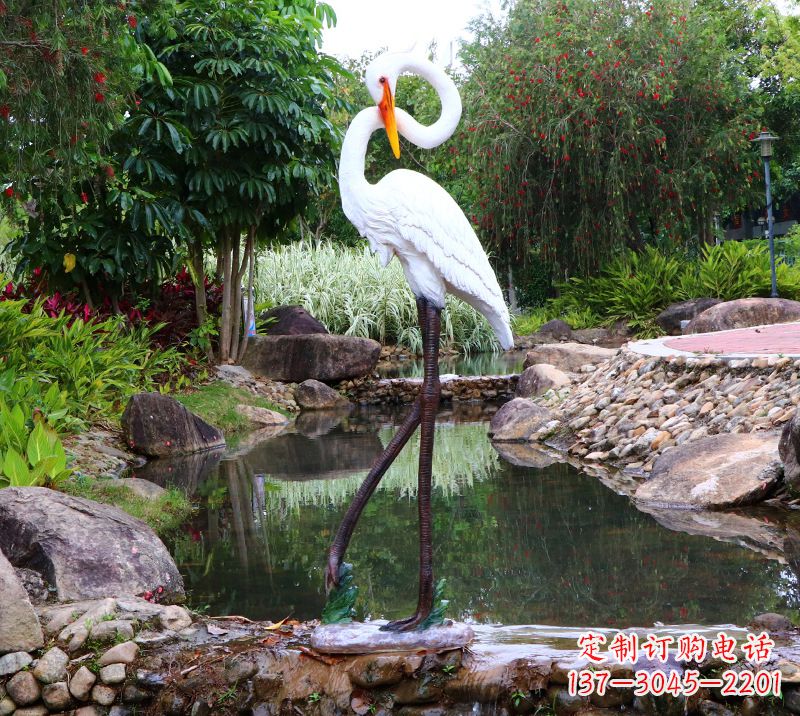 重庆仙鹤雕塑摆件