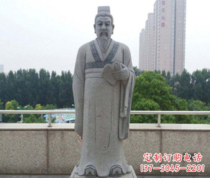 重庆先秦法家代表人物商鞅石雕