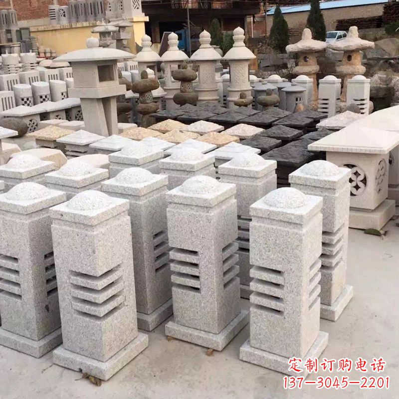 重庆现代简约石雕灯笼