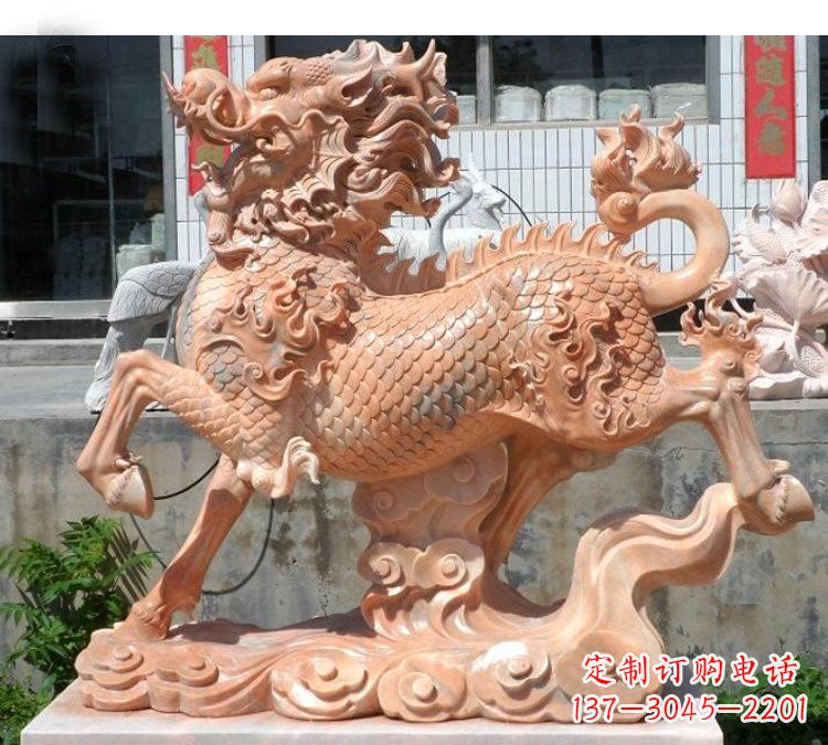重庆祥云麒麟石雕