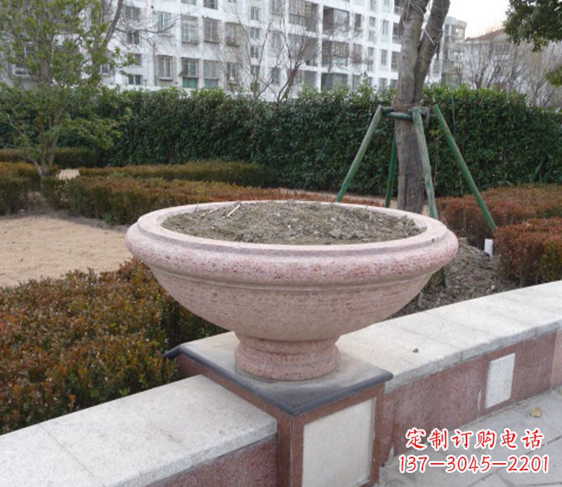 重庆小区花盆石雕