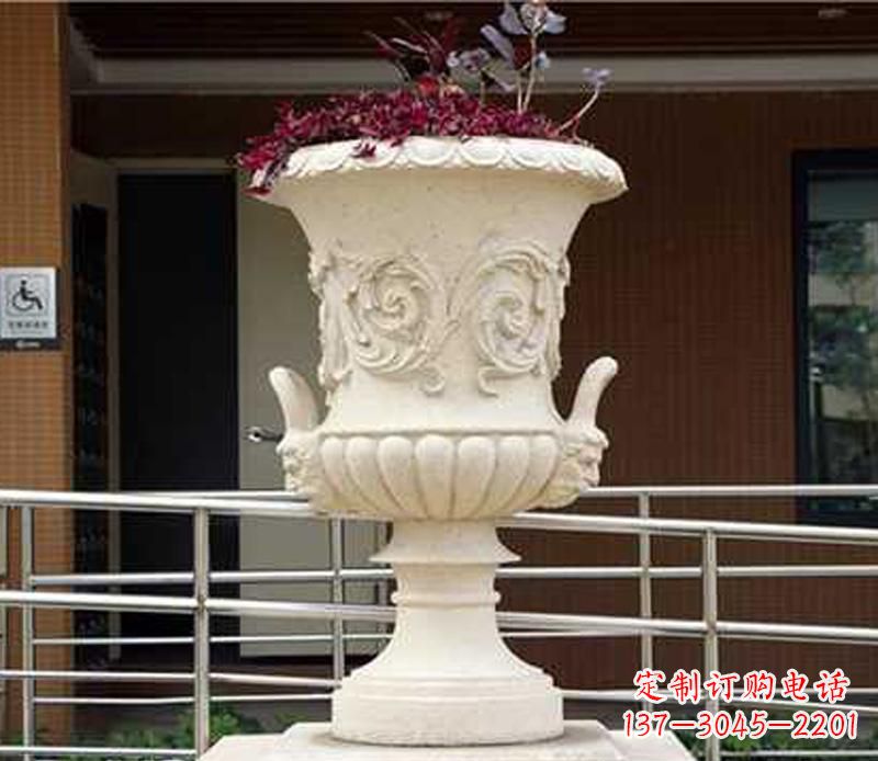 重庆小区花盆景观石雕