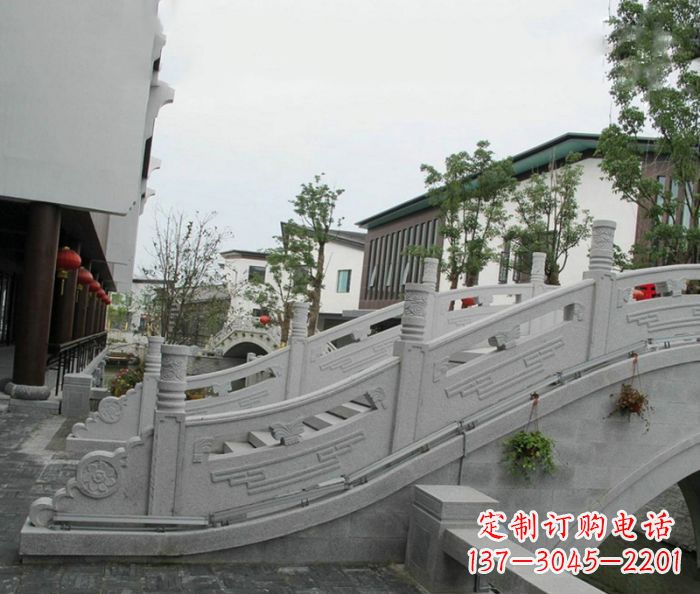 重庆小区景观大理石拱桥