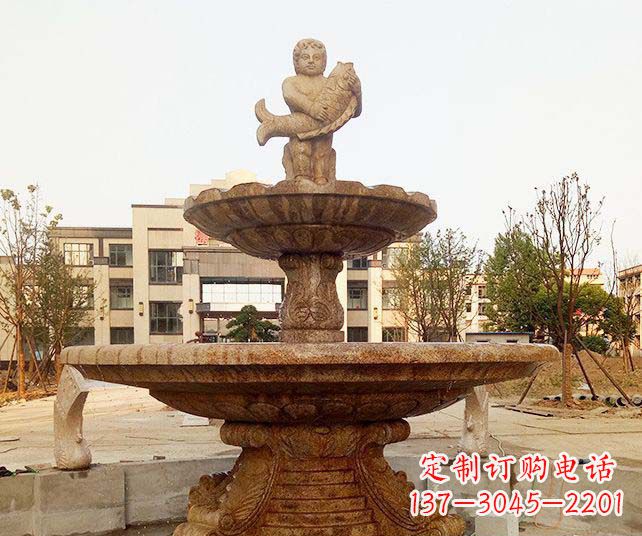 重庆小区景观欧式喷泉石雕