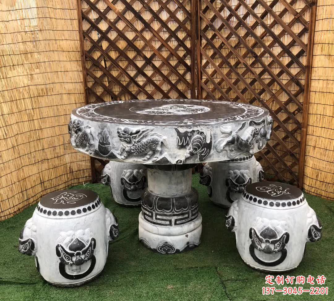 重庆小区休闲创意石桌凳