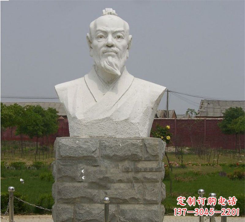 重庆校园大理石张衡雕塑