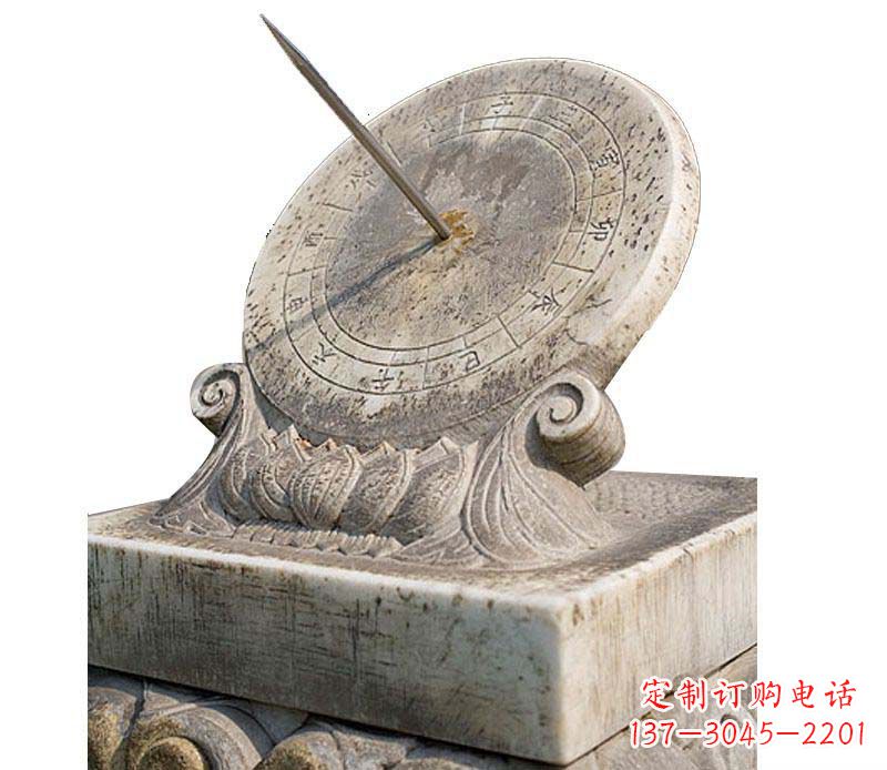 重庆校园大理石日晷景观石雕