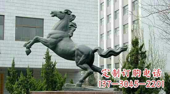重庆校园龙马精神铜雕